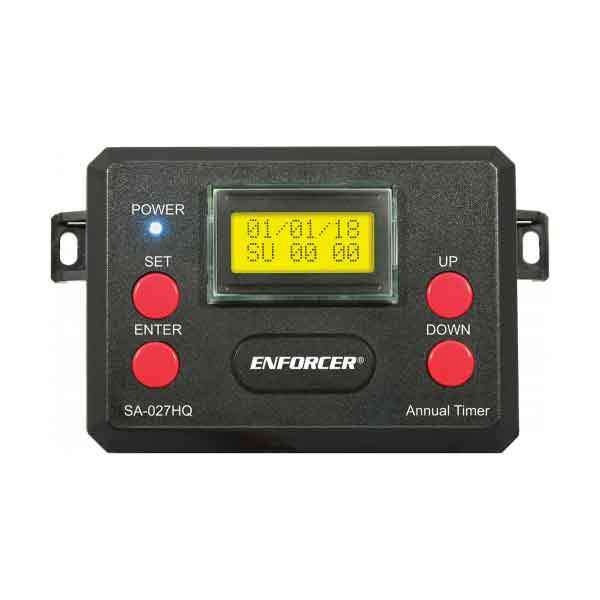 Programmable Annual Timer with Housing. Terminal blocks protected inside the housing. P
